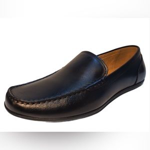 NEW Alfani Men's Holden Leather Drivers Loafers Leather Black Size 11M NWT